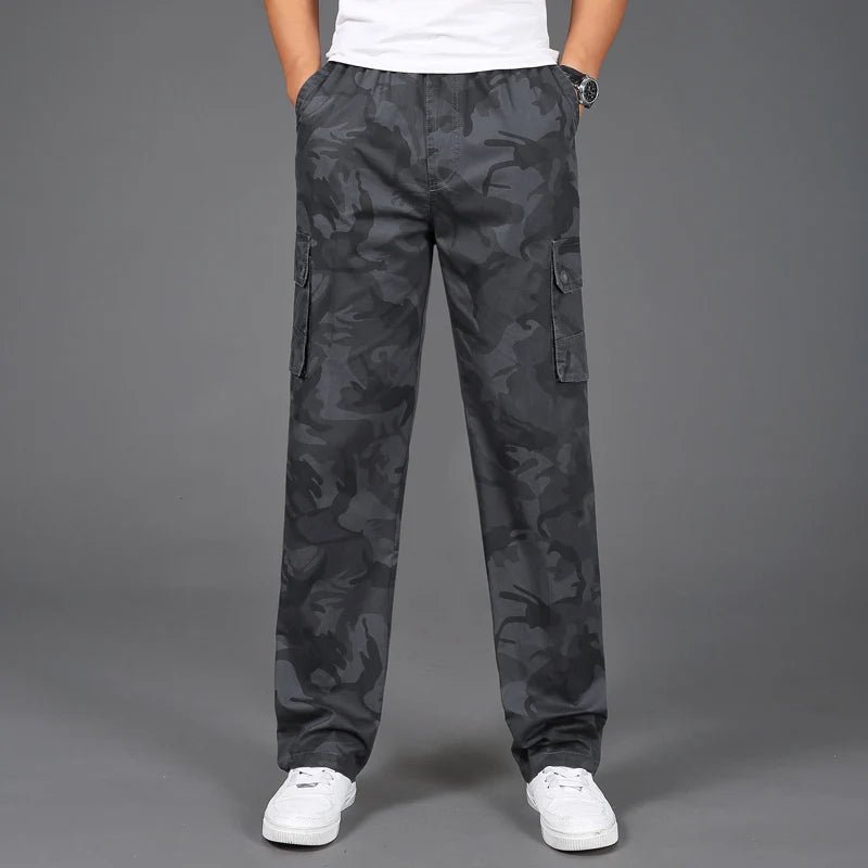 Men's Camo Cotton Cargo Pants