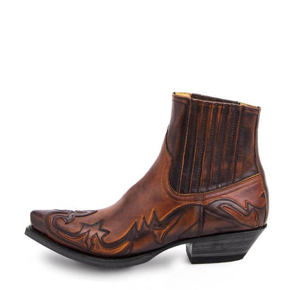 Western Cowboy Ankle Boots