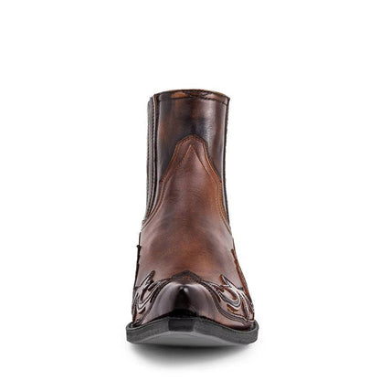 Western Cowboy Ankle Boots