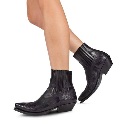 Western Cowboy Ankle Boots