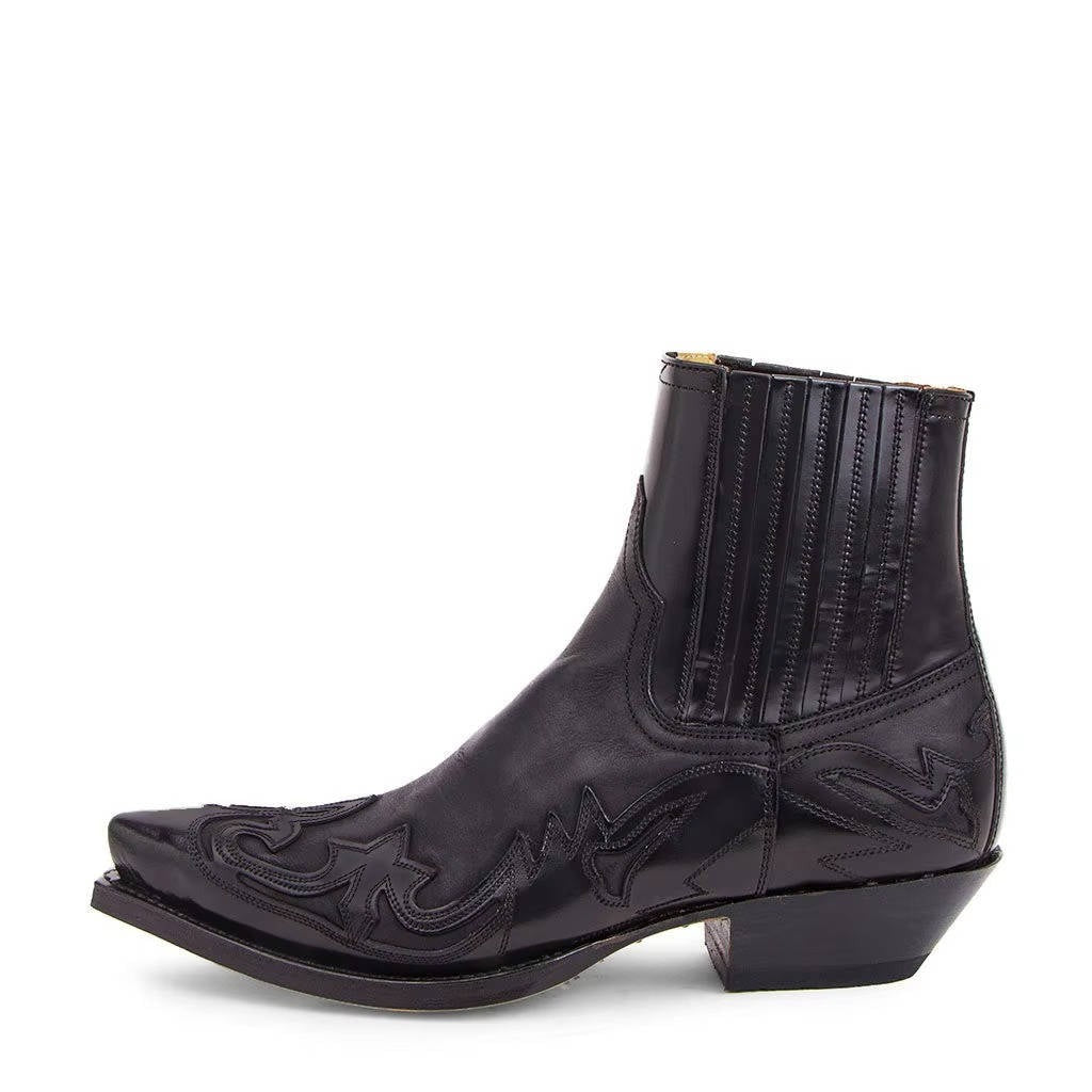 Western Cowboy Ankle Boots