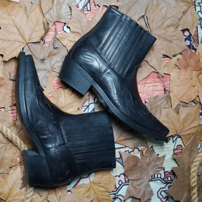 Western Cowboy Ankle Boots