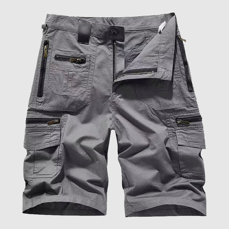 Casual Cargo Shorts - Gray