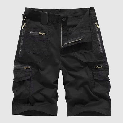Casual Cargo Shorts - Black