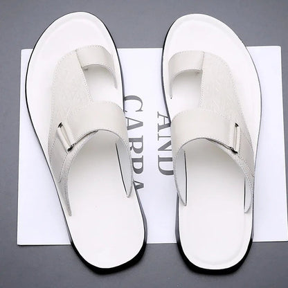 Slide Sandals - White