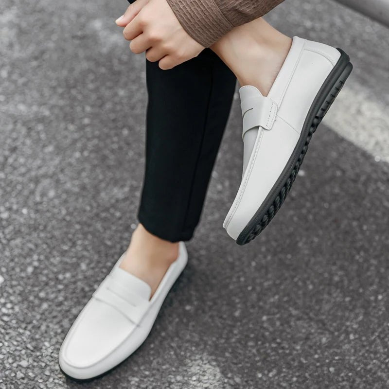 Men's Genuine Leather Penny Loafers