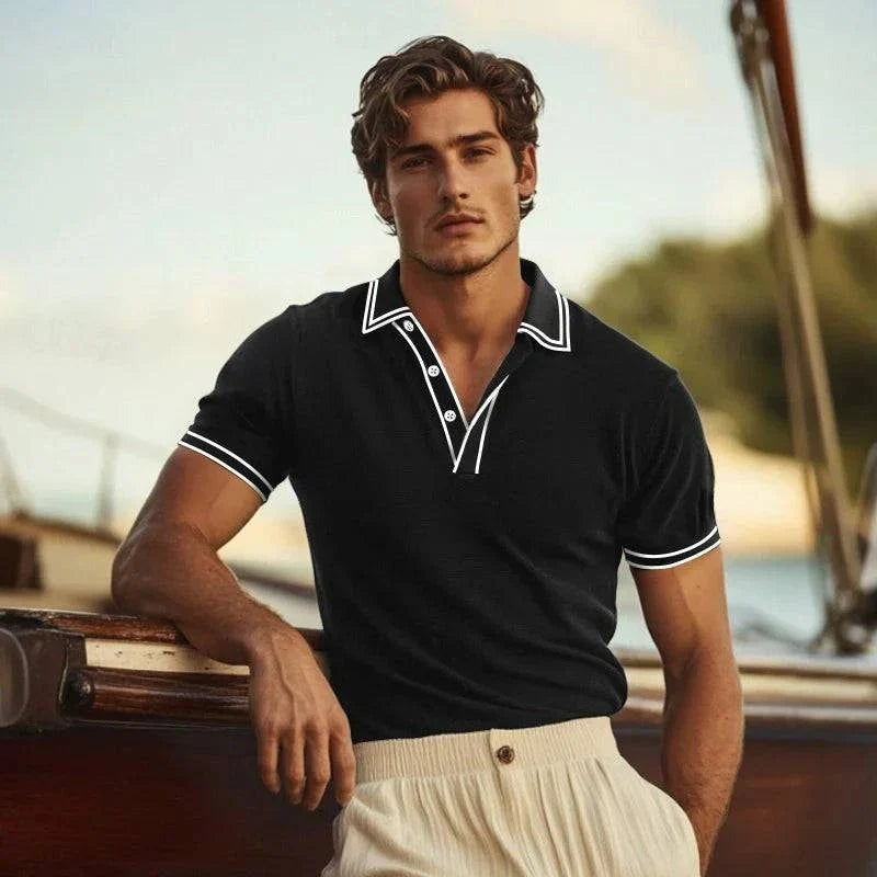 Knit Polo Shirt