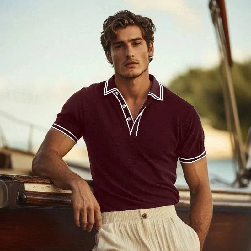 Knit Polo Shirt