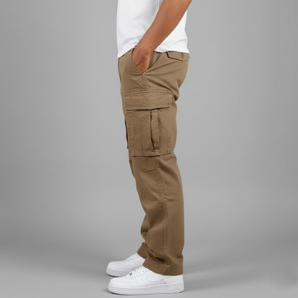 Men's Straight Fit Cargo Pants