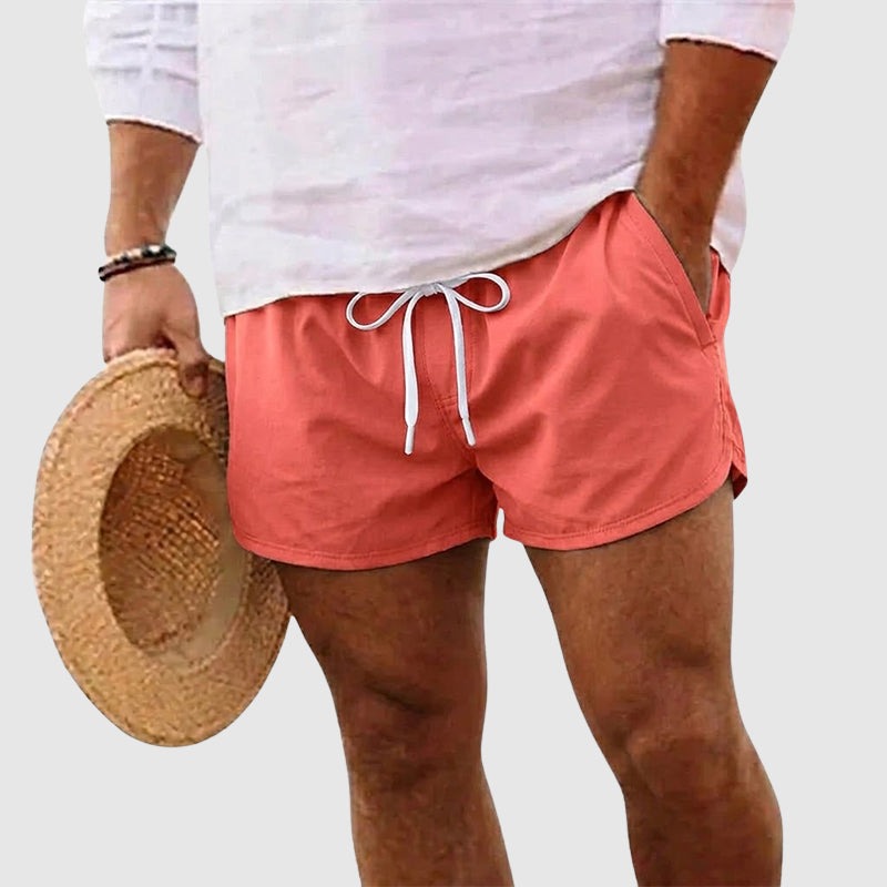 Beach Swim Trunks - Orange
