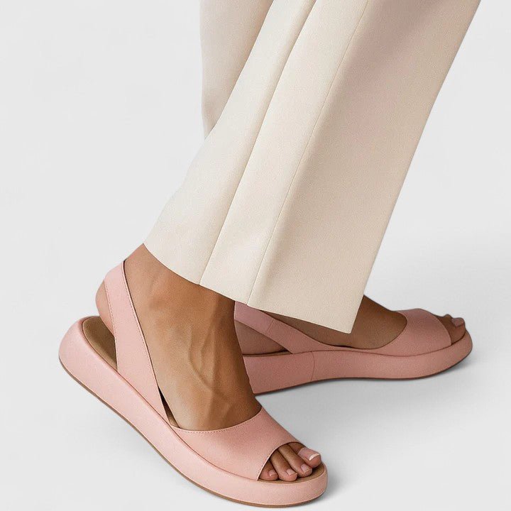 Women's Faux Leather Platform Sandals