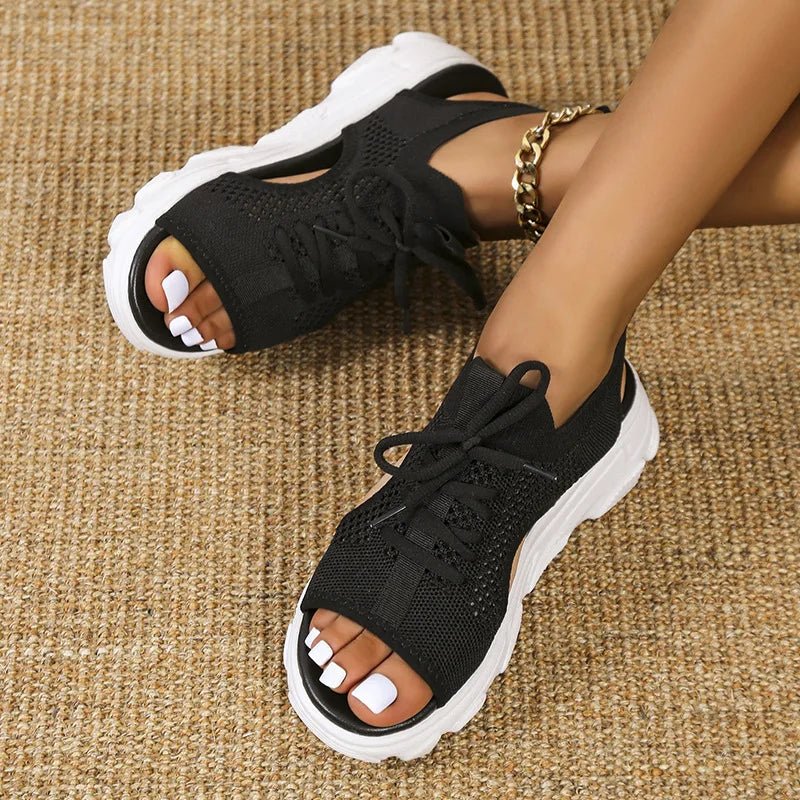 Women's Knit Sneaker Sandals