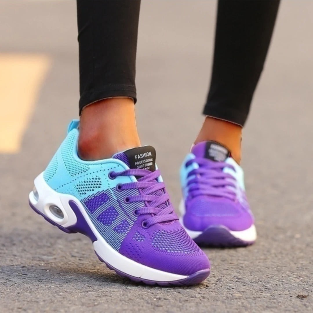 Chunky Running Sneakers - Light Blue
