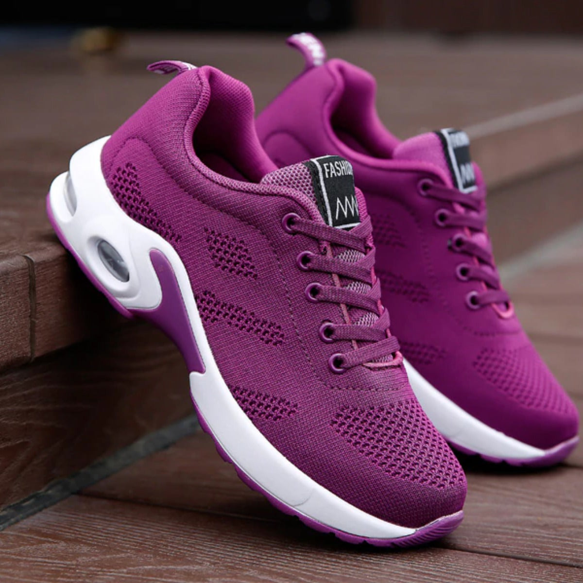 Chunky Running Sneakers - Purple