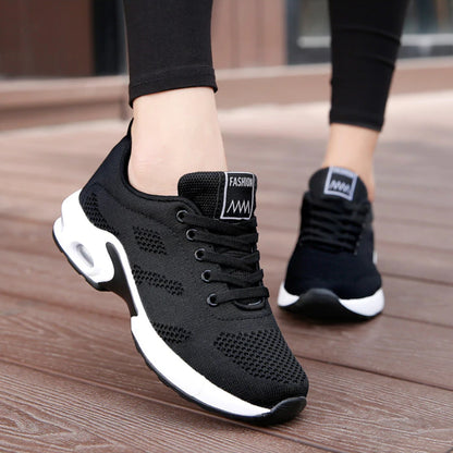 Chunky Running Sneakers - Black