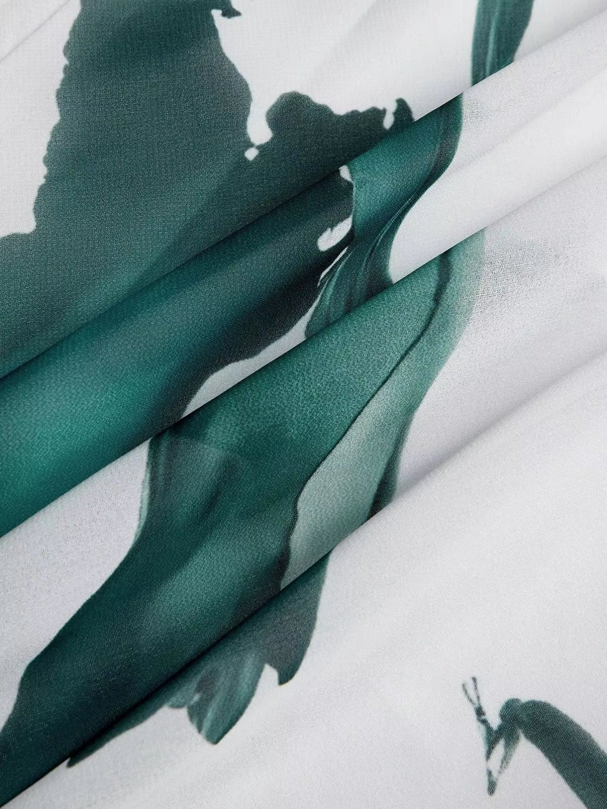 Women's Watercolor Wrap Maxi Dress