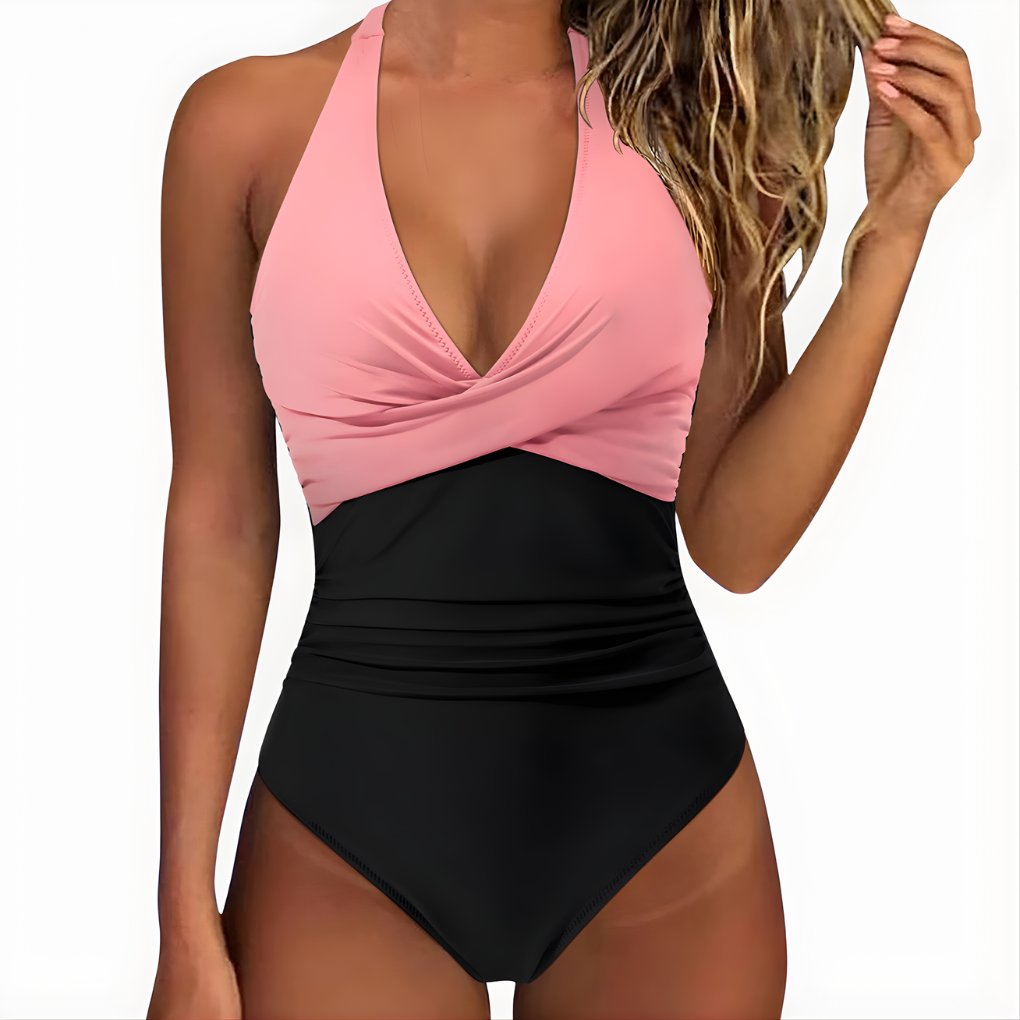 Women's Halter One-Piece Swimsuit