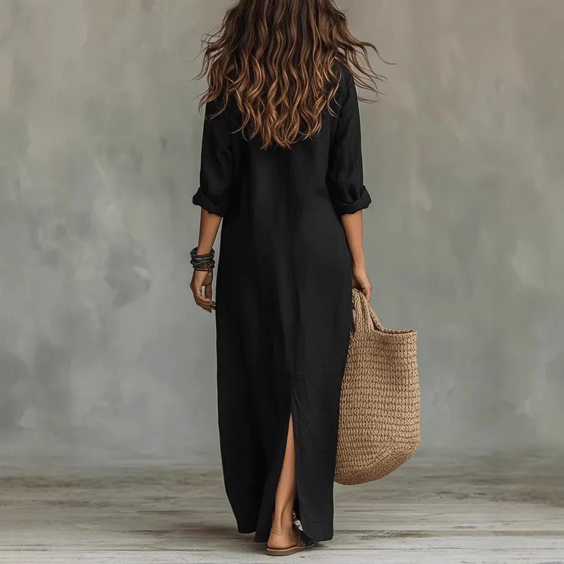 Women's Maxi Shirt Dress