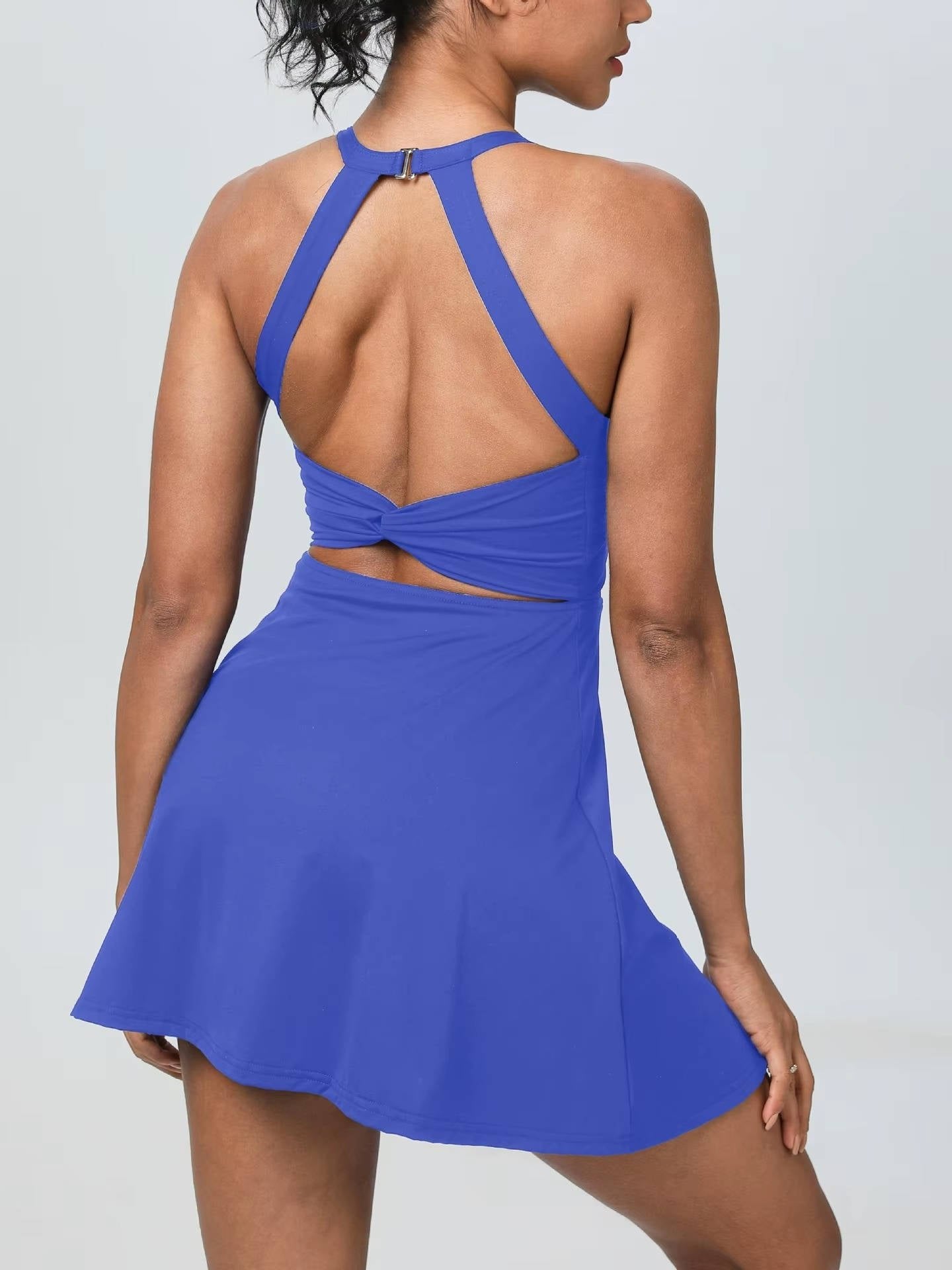 Women's Mini Tennis Dress - Blue