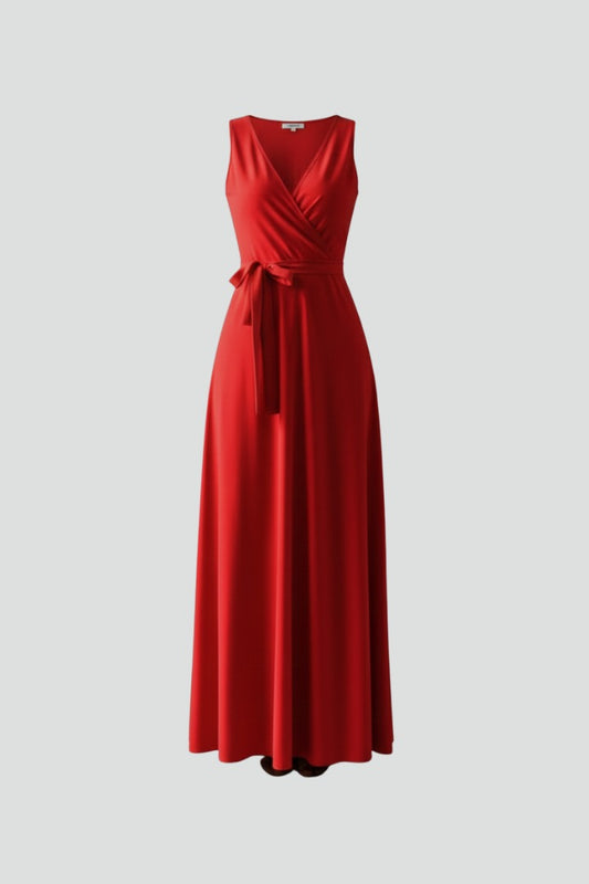 Wedding Guest Wrap Maxi Dress
