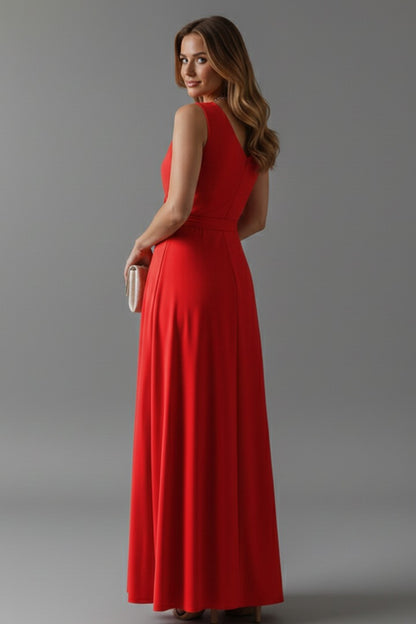 Wedding Guest Wrap Maxi Dress