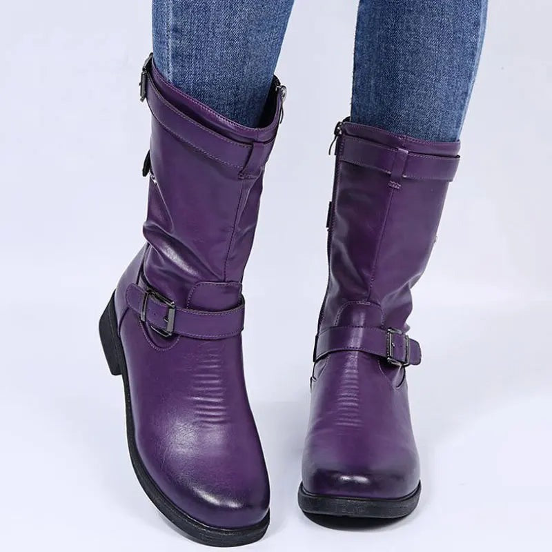 Moto Combat Boots