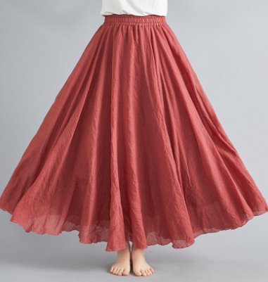 Women's Flowy Maxi Skirt - Altrosa