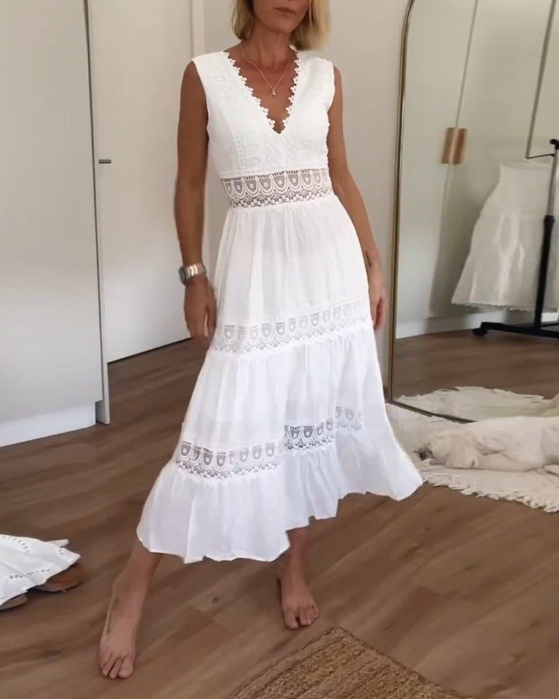 Boho Lace Maxi Dress