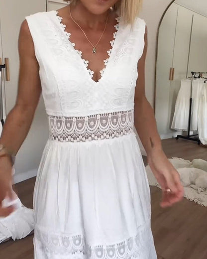 Boho Lace Maxi Dress