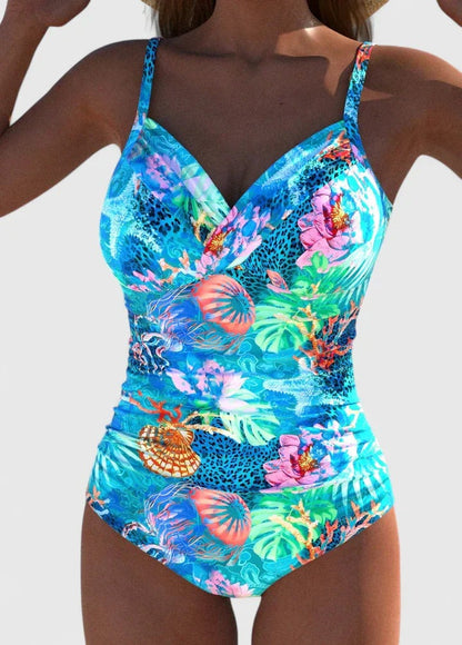 Floral One Piece Swimsuit