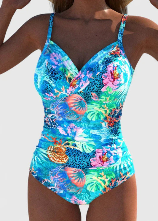 Floral One Piece Swimsuit