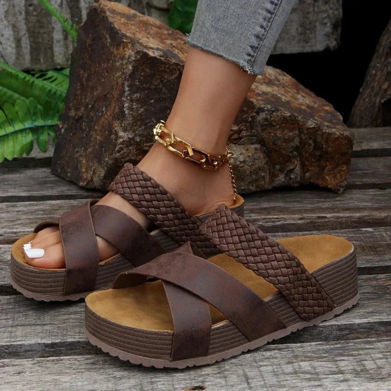 Women's Platform Slide Sandals