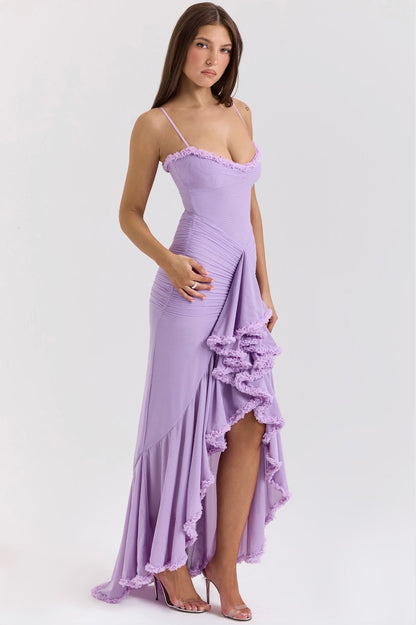 Ruched Bodycon Maxi Dress