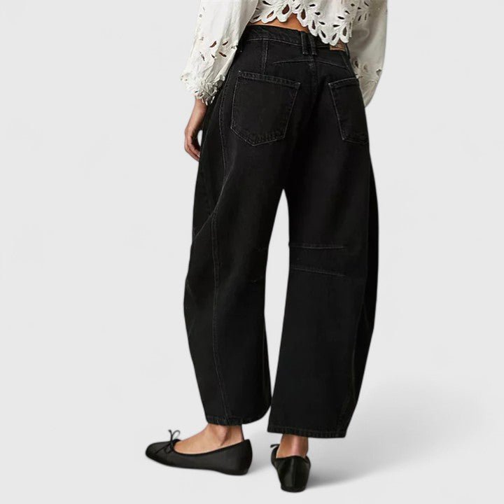 Women's Barrel-Leg Jeans