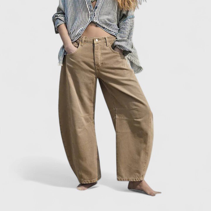 Women's Barrel-Leg Jeans