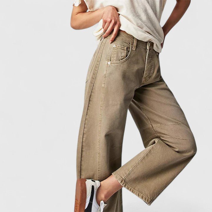 Women's Barrel-Leg Jeans