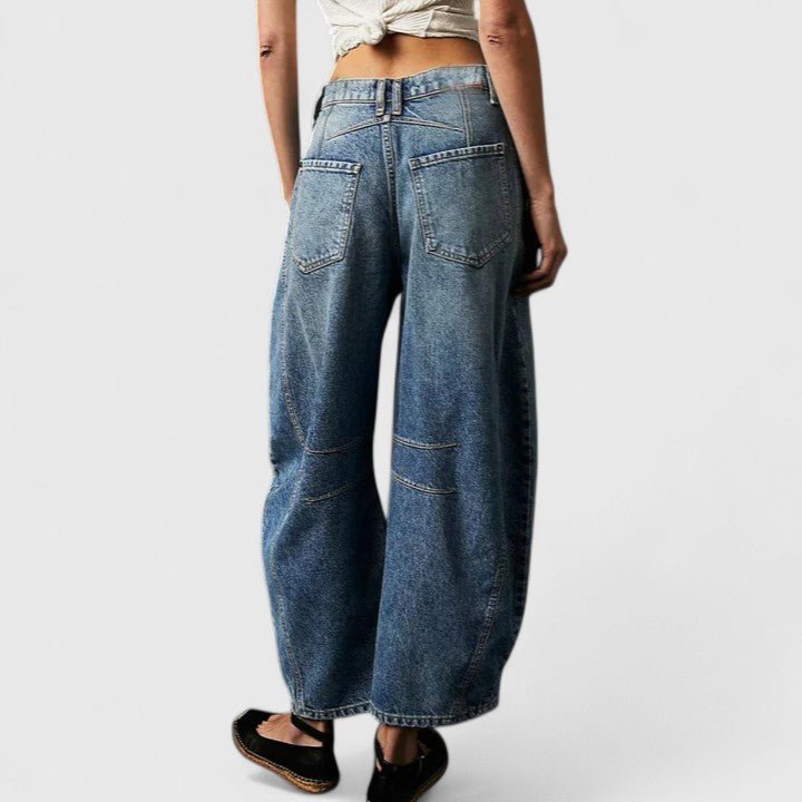 Women's Barrel-Leg Jeans