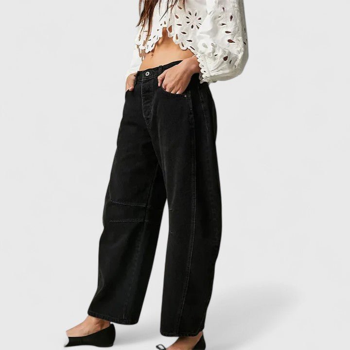 Women's Barrel-Leg Jeans