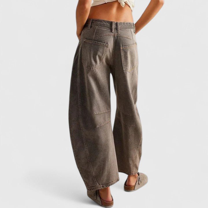 Women's Barrel-Leg Jeans