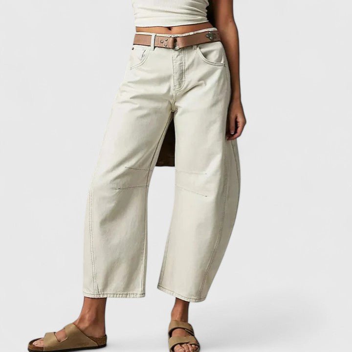 Women's Barrel-Leg Jeans