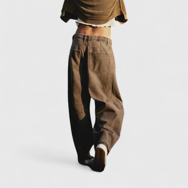 Women's Barrel-Leg Jeans