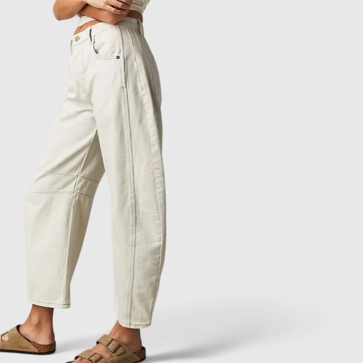 Women's Barrel-Leg Jeans