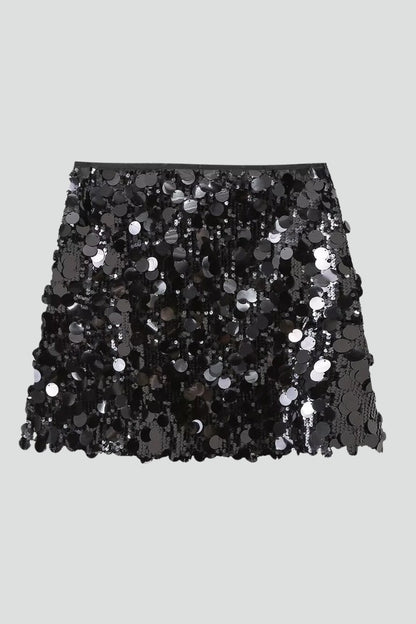 Sequin Mini Skirt