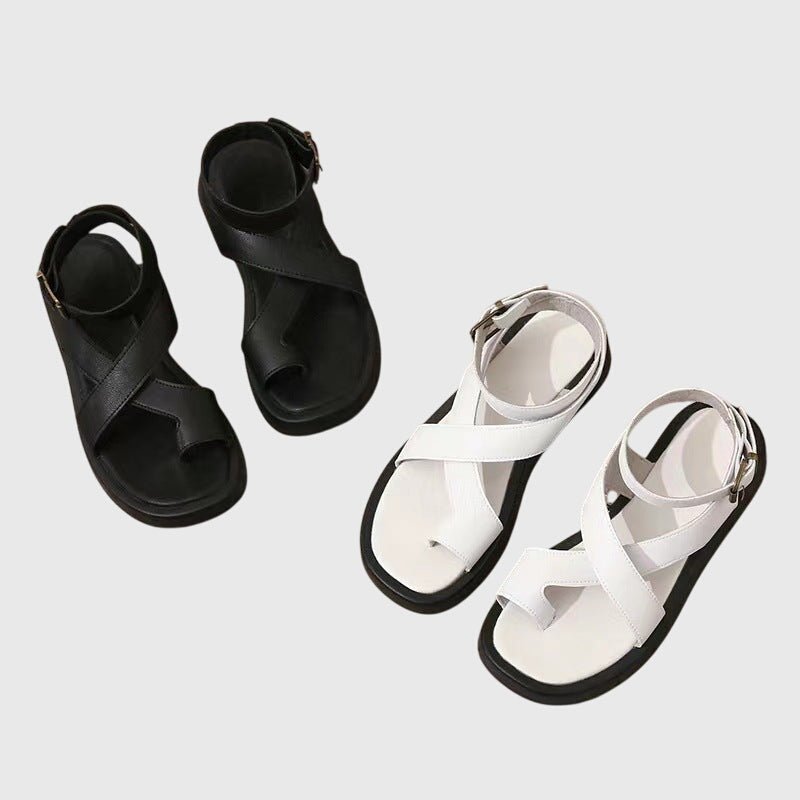 Women's Faux Leather Platform Sandals