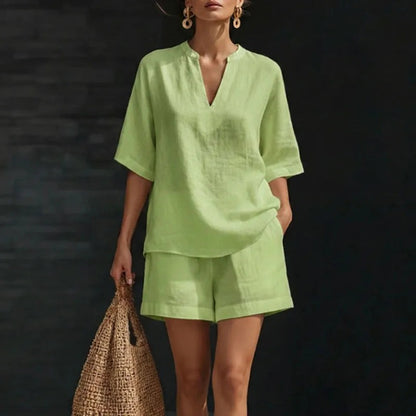 Shorts Two Piece Set - Green