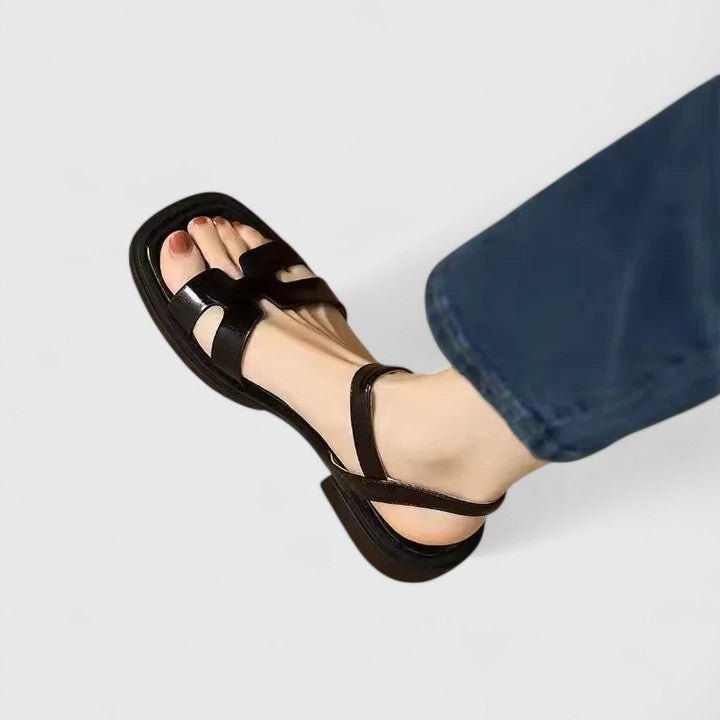 Women's Ankle-Strap Sandals - Black
