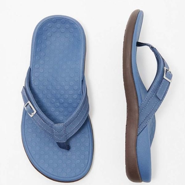 Women's Beach Flip Flop Sandals - Navy Blue