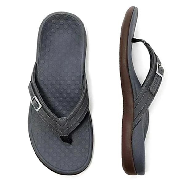 Women's Beach Flip Flop Sandals - Black