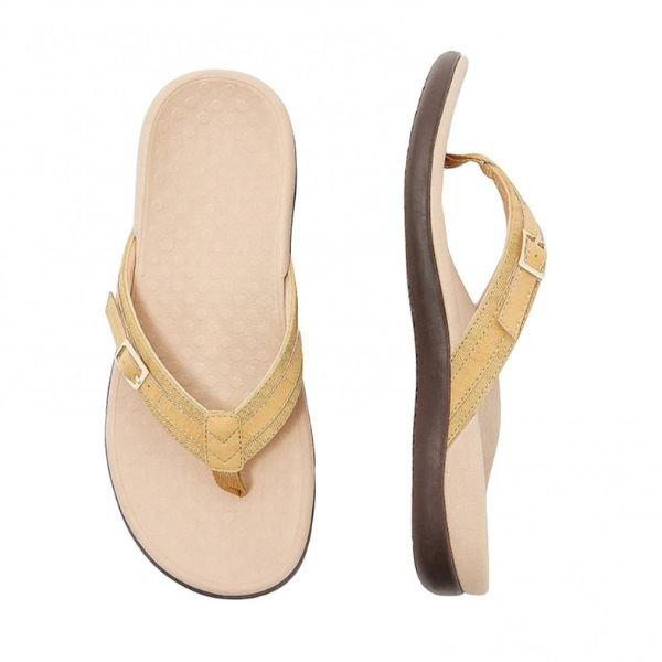 Women's Beach Flip Flop Sandals - Yellow