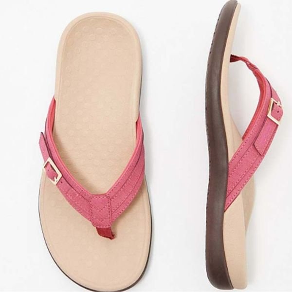 Women's Beach Flip Flop Sandals - Fuschia Pink